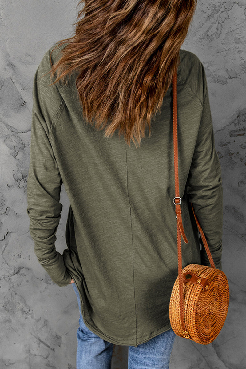 Chic Pumpkin Thumbhole Tee