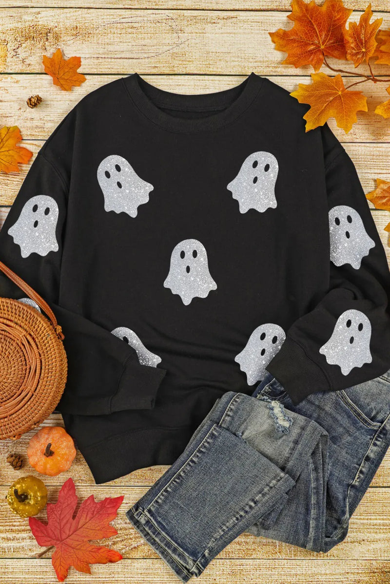 Ghostly Glitter Sweatshirt