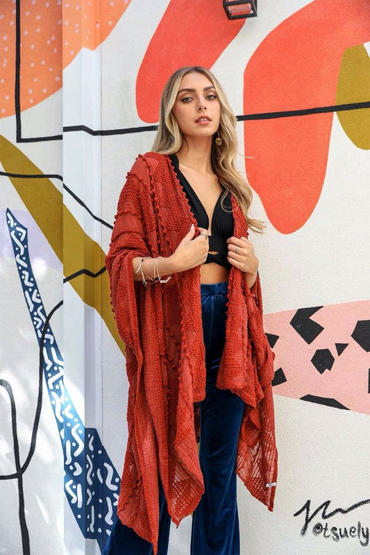 The Stevie Embroidered Kimono