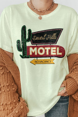 Desert Hill Motel No Vacancy Graphic Tee