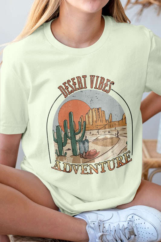 Desert Vibes Adventure, Western Graphic Tee