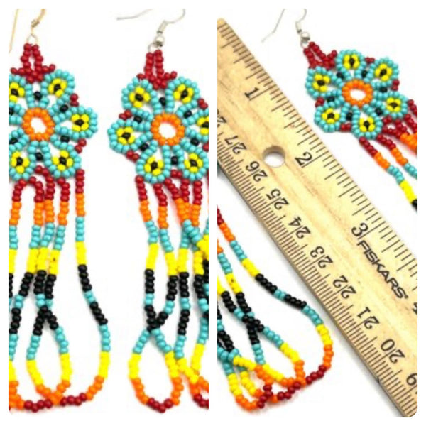 Southwestern Handmade Beaded Earrings