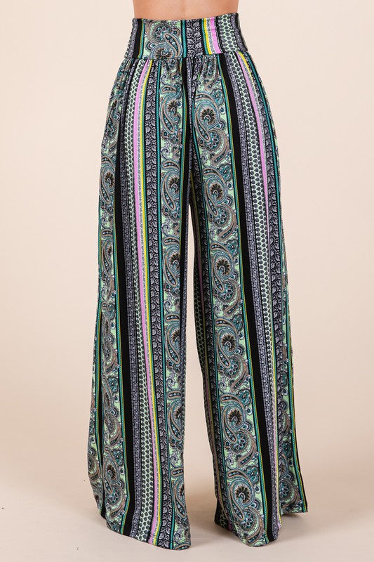 Boho Wide Leg Pants