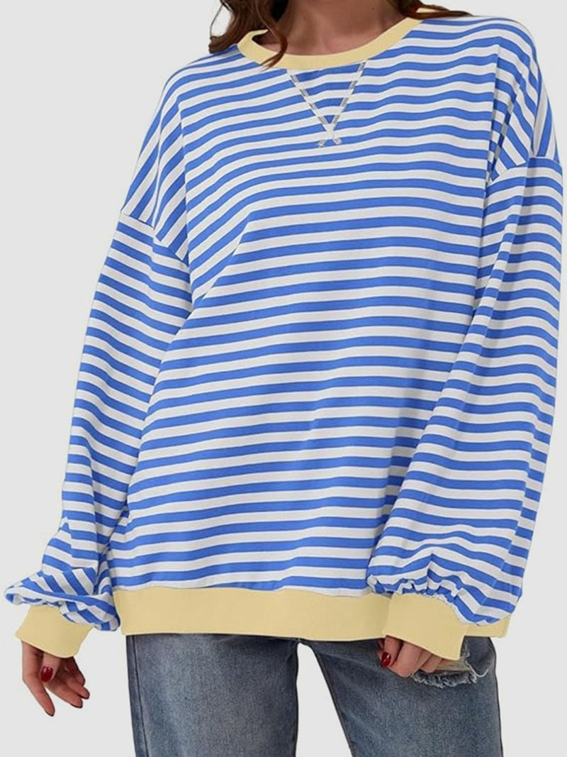 *8 COLORS* Casual School Days Striped Top