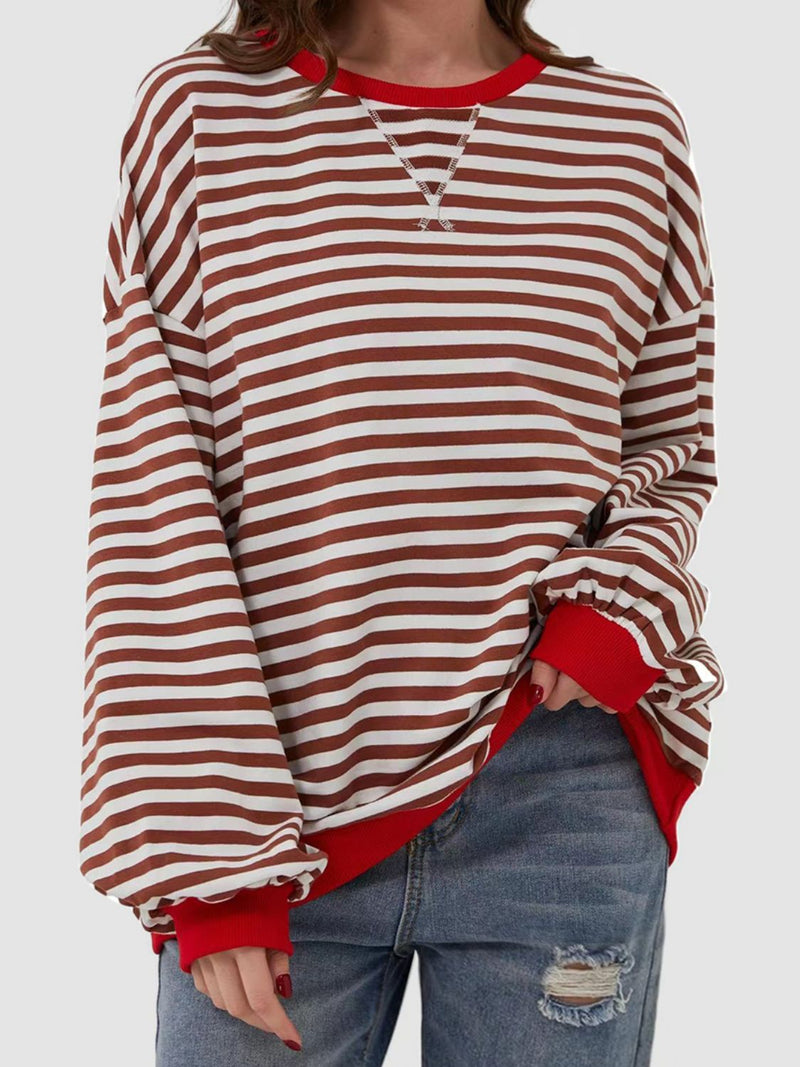 *8 COLORS* Casual School Days Striped Top