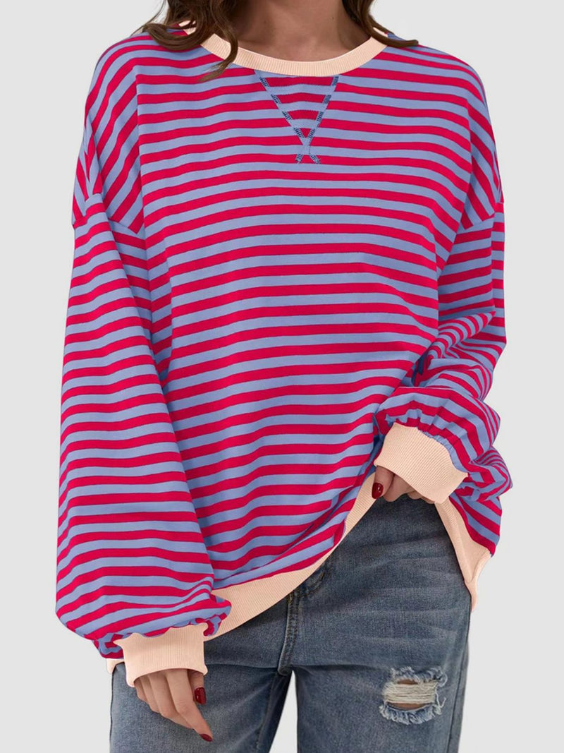 *8 COLORS* Casual School Days Striped Top