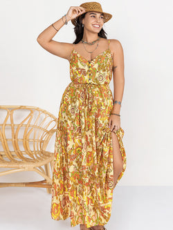 V-Neck Maxi Cami Dress