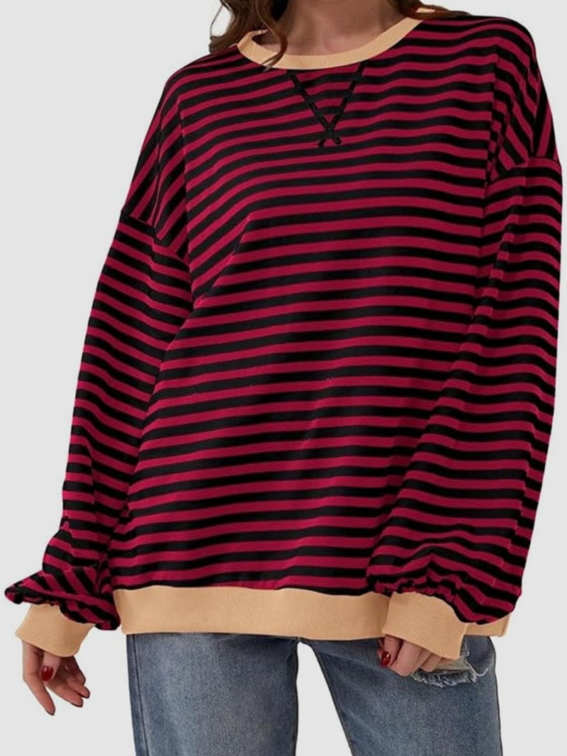 *8 COLORS* Casual School Days Striped Top