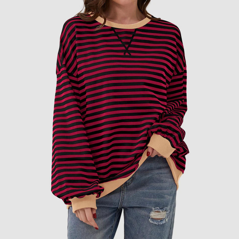 *8 COLORS* Casual School Days Striped Top