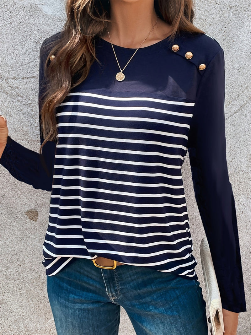 Head of the Class Striped Top