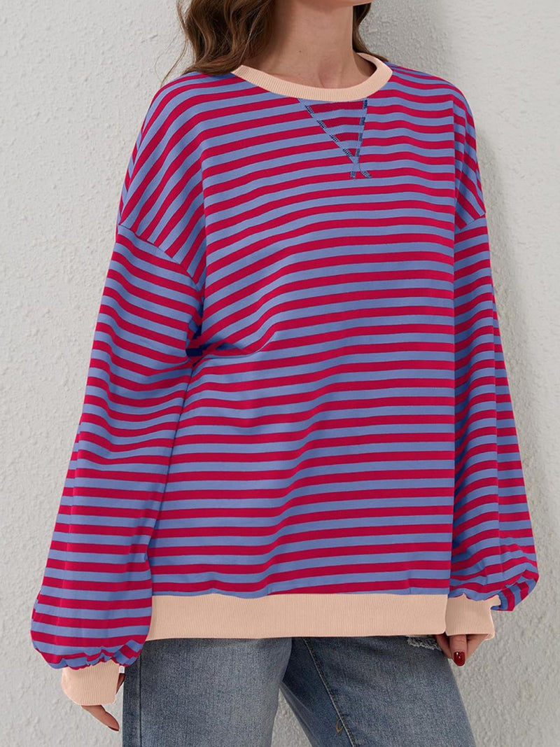 *8 COLORS* Casual School Days Striped Top