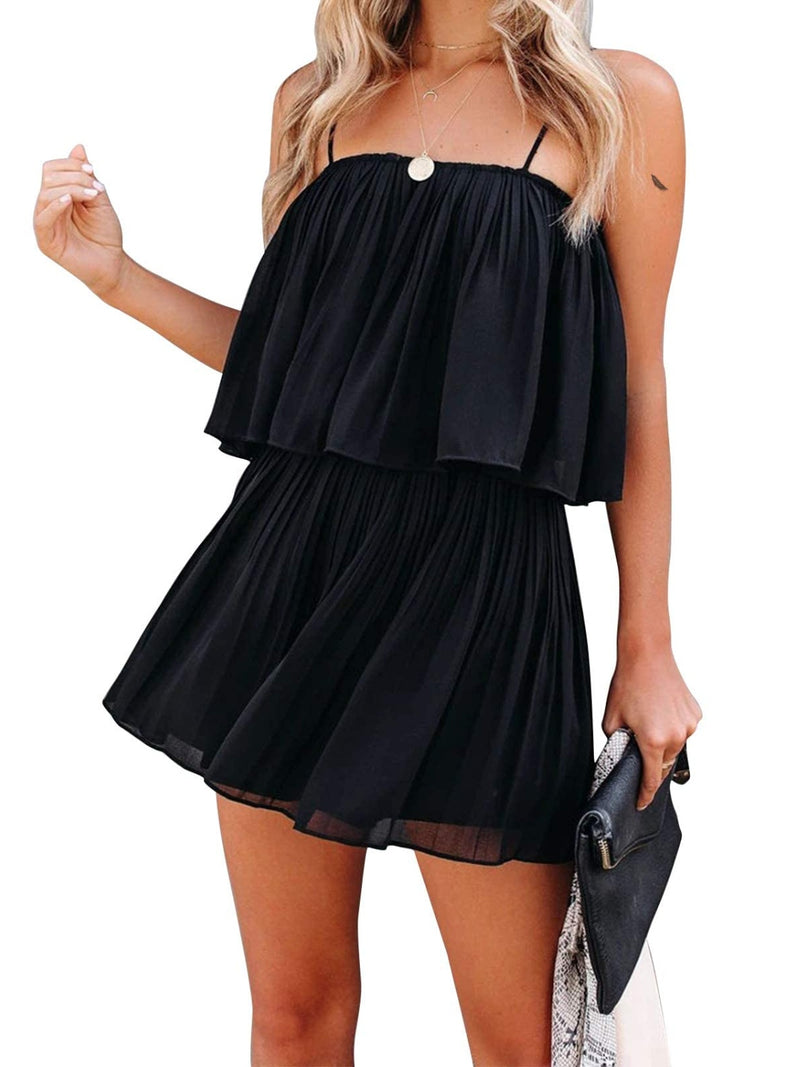 * 6 COLORS* On a Boat Ruched Spaghetti Strap Romper