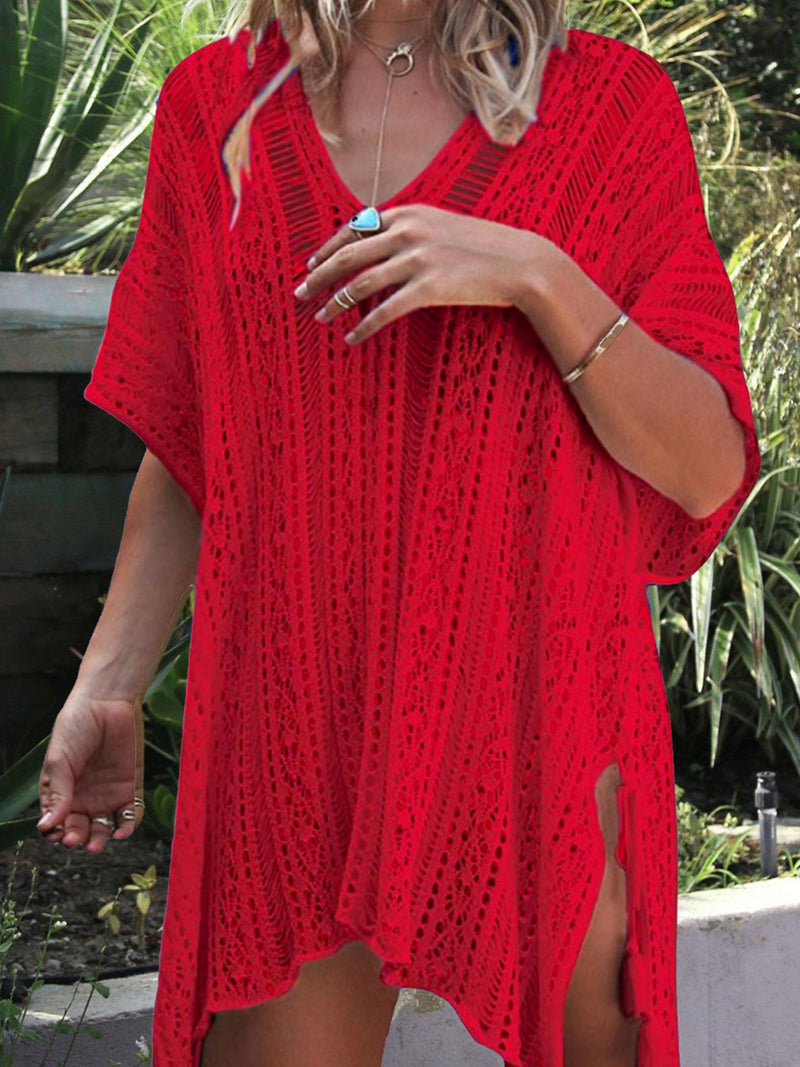 * 12 COLORS* Boho Cover-Up with Tassel