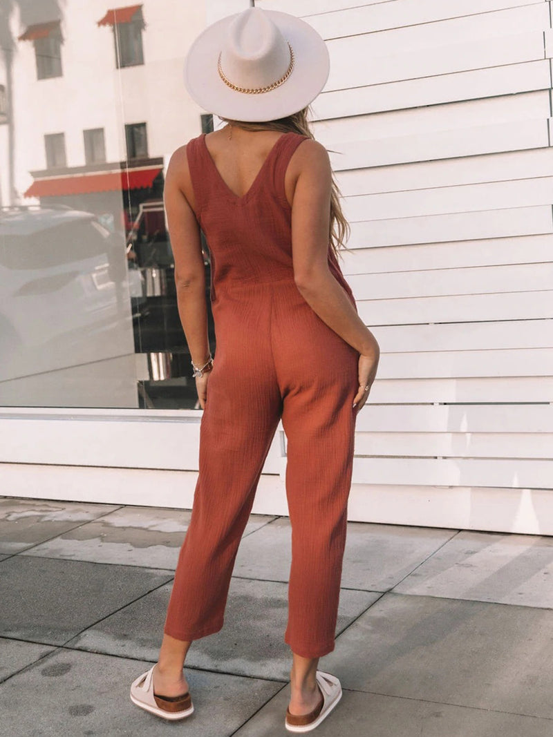 It's Recess  Wide Strap Jumpsuit