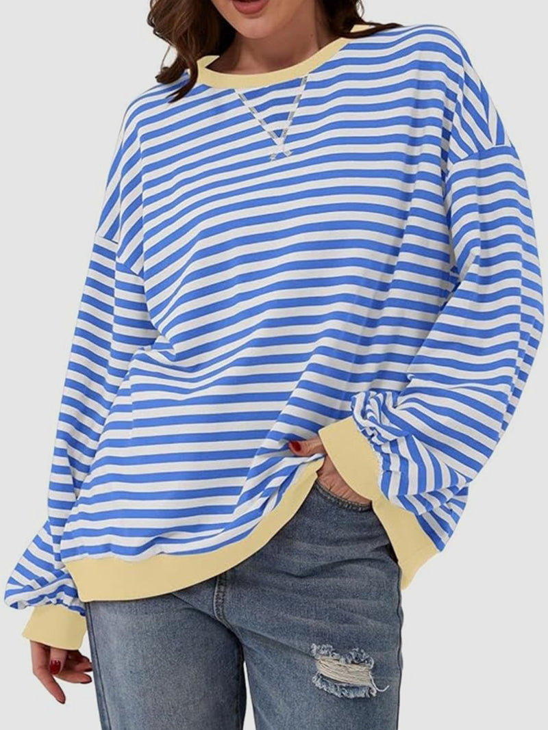 *8 COLORS* Casual School Days Striped Top