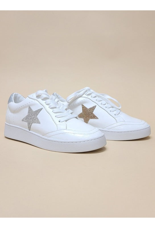 Rhinestone Star Sneakers