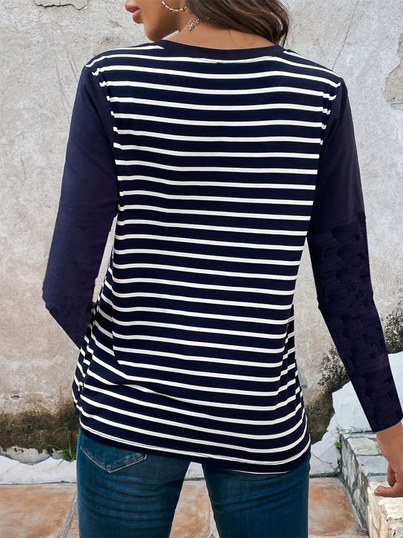 Head of the Class Striped Top