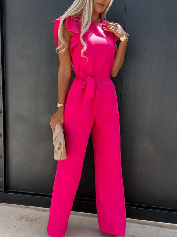 *5 COLORS* Brighter Days Ahead Ruffled Jumpsuit