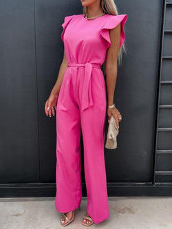 *5 COLORS* Brighter Days Ahead Ruffled Jumpsuit