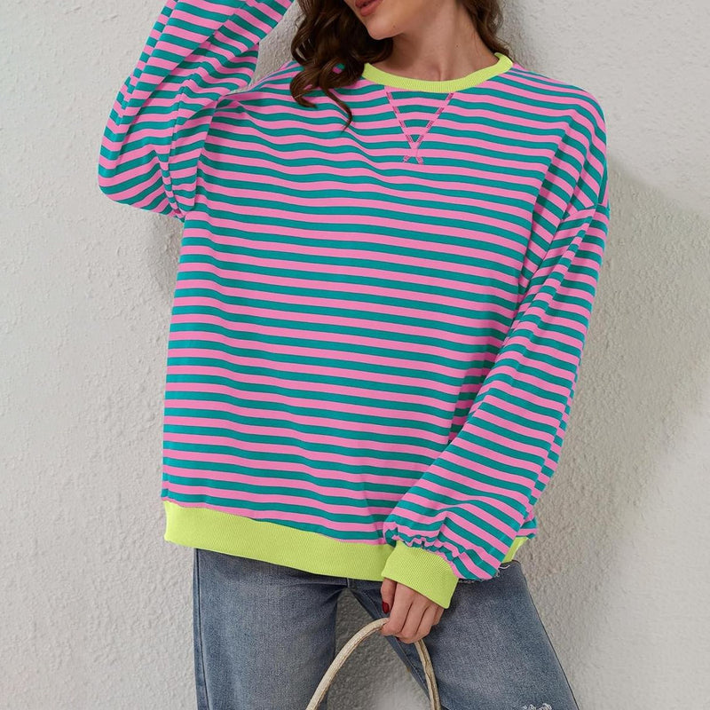 *8 COLORS* Casual School Days Striped Top