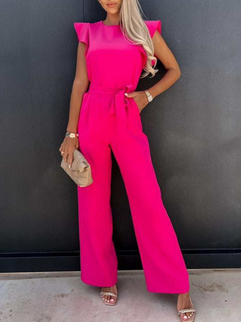 *5 COLORS* Brighter Days Ahead Ruffled Jumpsuit