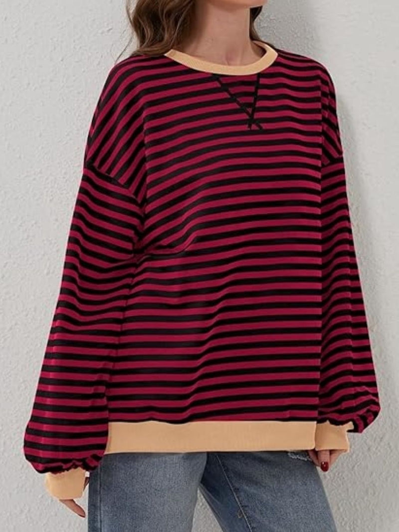 *8 COLORS* Casual School Days Striped Top