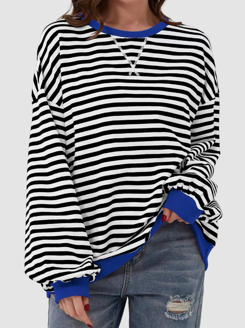 *8 COLORS* Casual School Days Striped Top