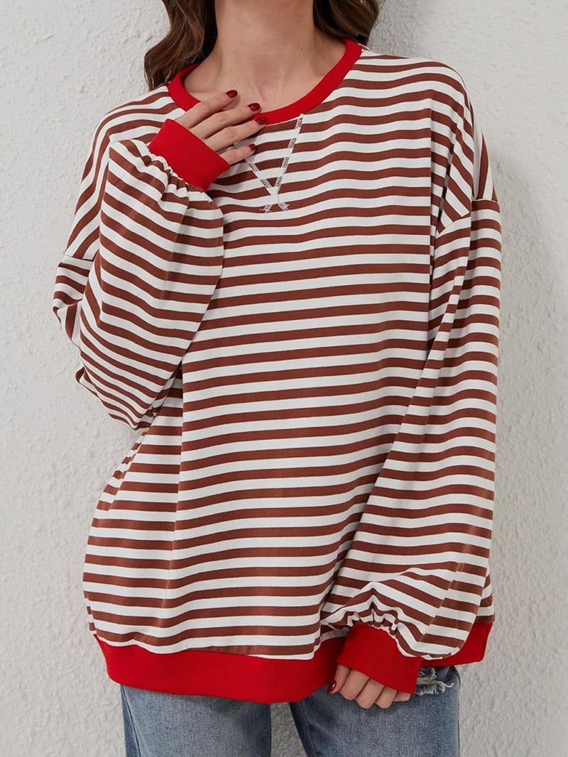 *8 COLORS* Casual School Days Striped Top