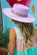 Vacay Vibes Pink Wide Brim Hat