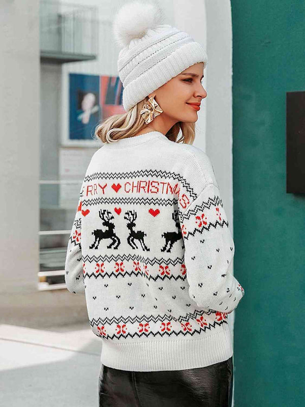 North Pole Reindeer Sweater