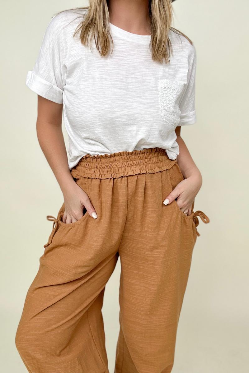 Parachute Pants with Side Pocket