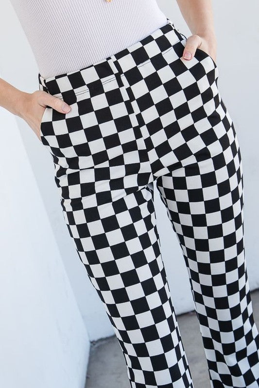 Check Mate Checkerboard Pants