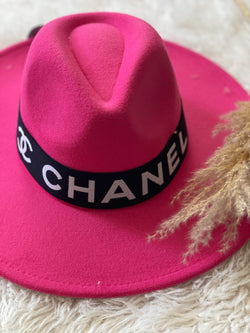 Chanel Black Hat Band